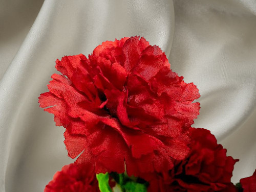 SIX Artificial natural feel Large carnations