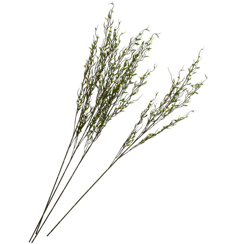 Package of 4 Cream and Green Artificial Berry 38″ Floral Sprays