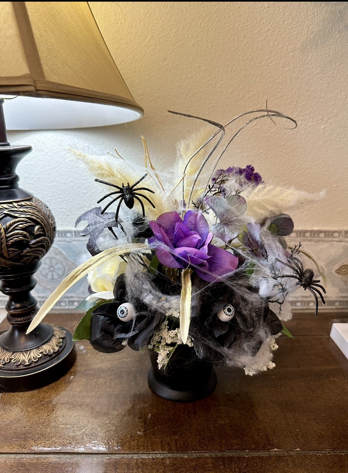 💥Halloween’s Table Decoration only One I Made Size:14×15”