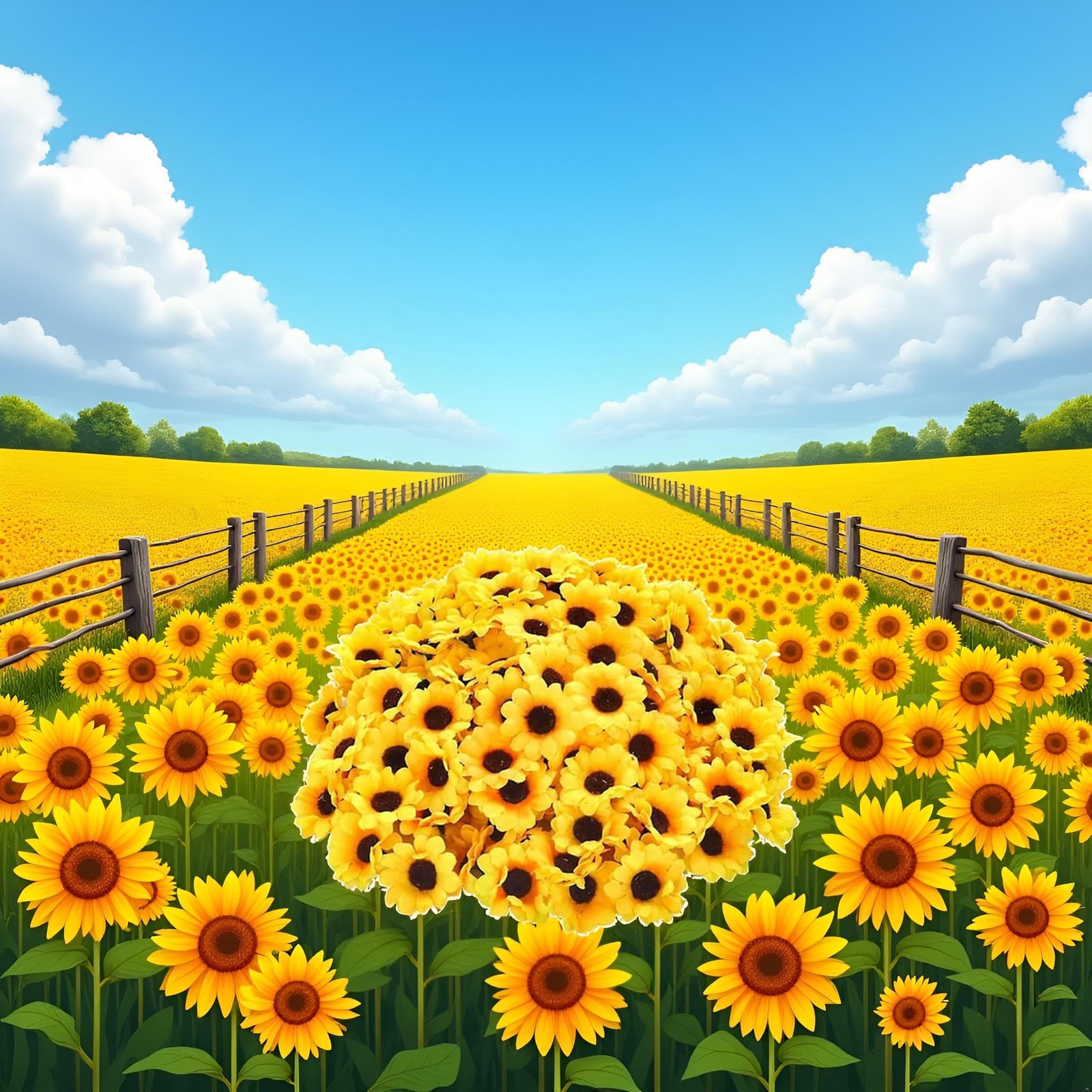 100Pcs Yellow Artificial Flower Heads Mini Fake Sunflower Decorative Fabric F…