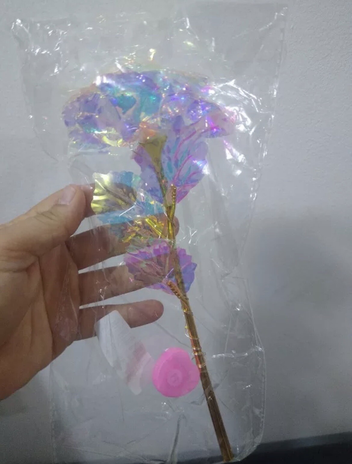 24K Gold Foil Rose Flower LED Luminous Galaxy Mother’s Day Thanksgiving Gift