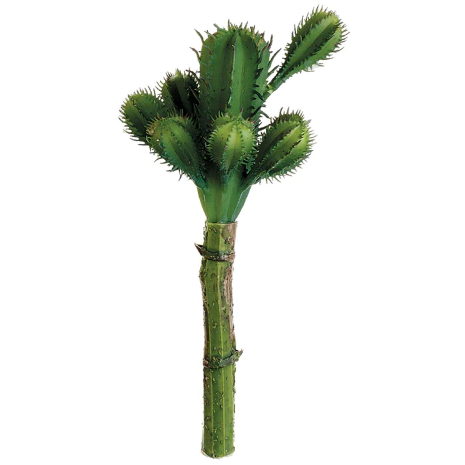 Mini Column Cactus Artificial Pick Spray – 7″ – Green