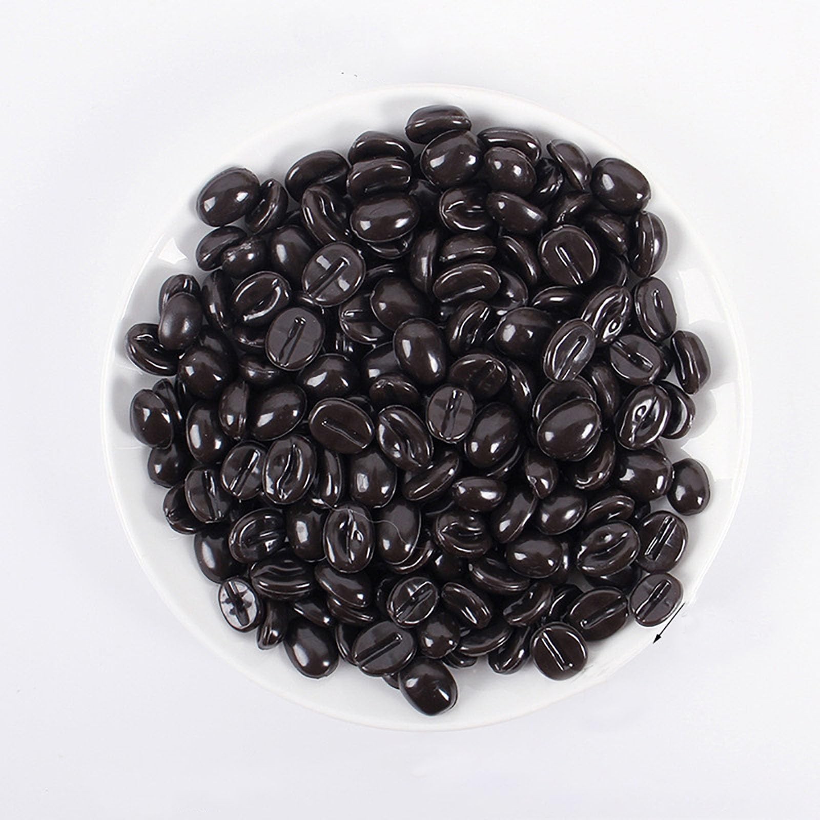 Faux Coffee Beans, 200g (600 Pcs) Simulation Mini Resin Artificial Coffee Bea…