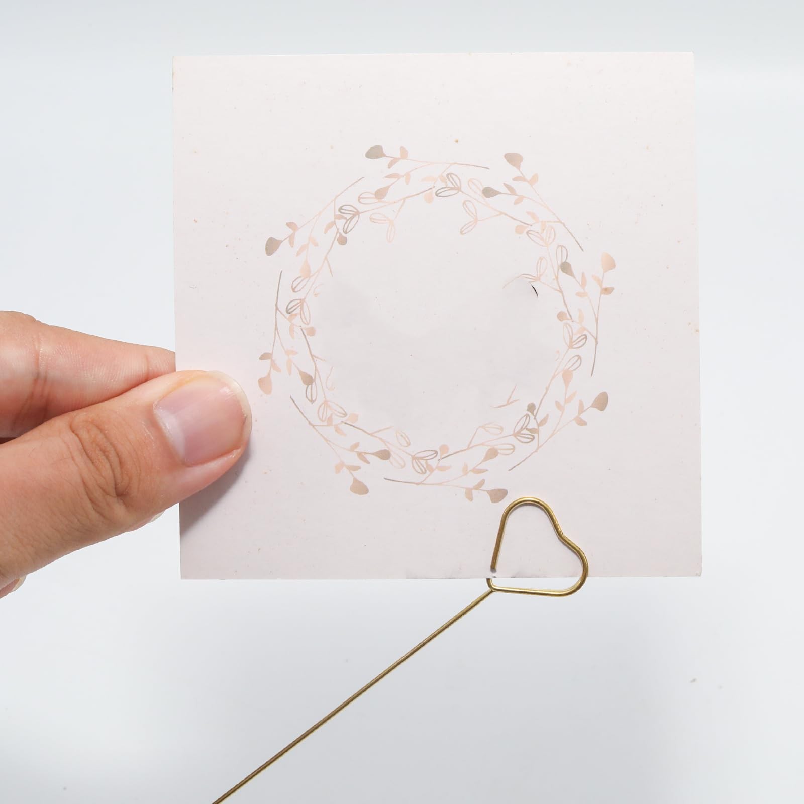 30Pcs Floral Picks, Wire Flower Place Card Stick for Centerpieces, 12 Inch Su…