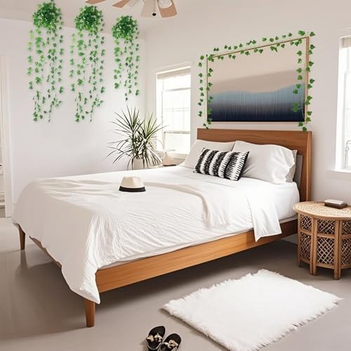 12 Pack Artificial Ivy Garland, 84 Ft Fake Vines Hanging Plants for Room Decor,