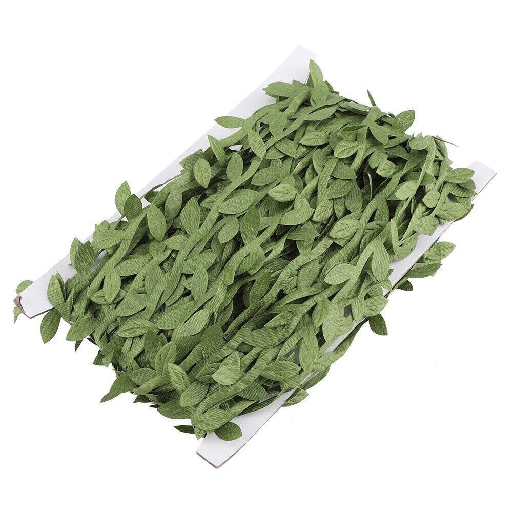 Green Leaves Leaf Trim Vine Wreath Party DIY Ornaments Wedding Party Home Decor