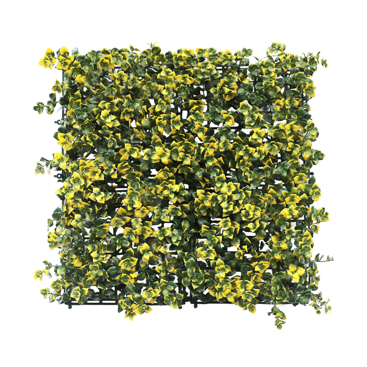 20″ Artificial Yellow Reineckea Carnea Mats Wall Hedge Home Office Decor