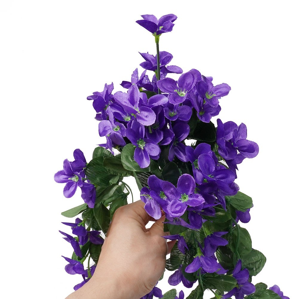 85cm Hanging Wall Artificial Fake Silk Flowers Rattan Plant Vine Home Decor