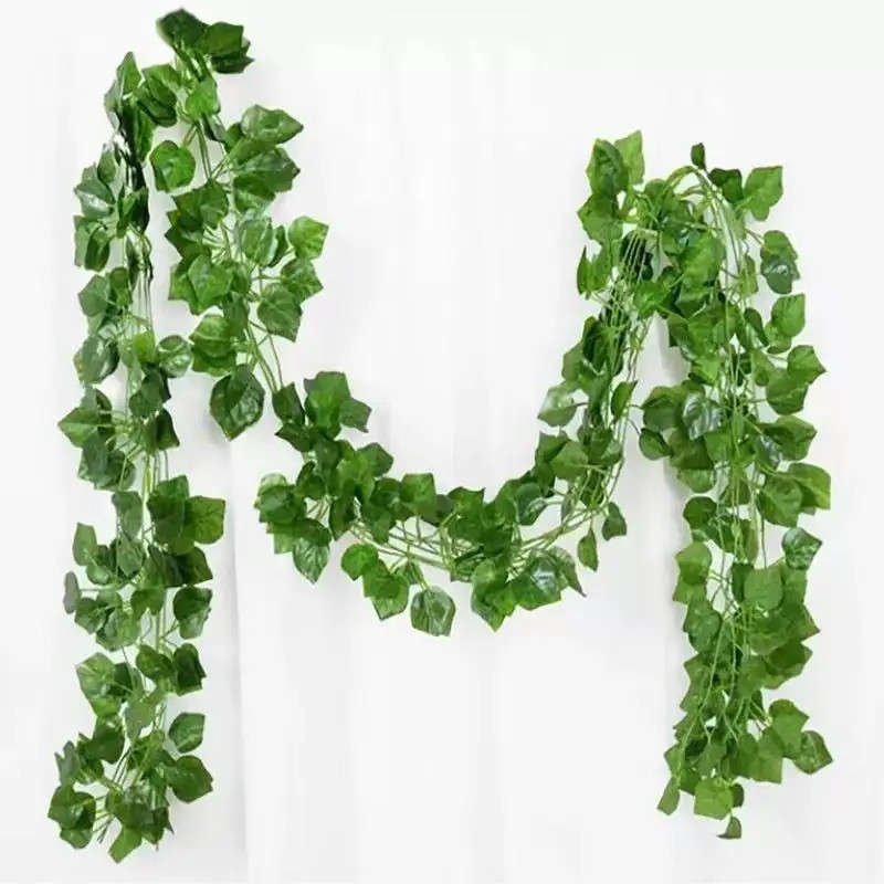 Artificial Ivy Leaf Hanging Vine 2.1M Silk Garland Wall Home Garden Decor Indoor