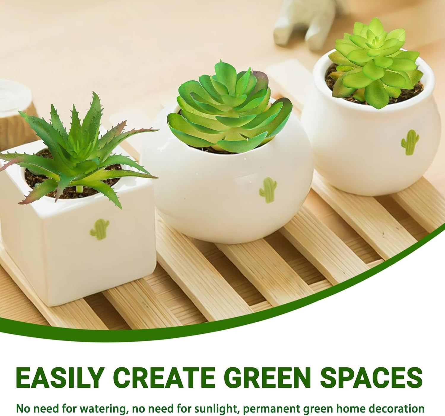 Fake Succulents Unpotted Realistic Plants Mini Artificial Succulent Plants