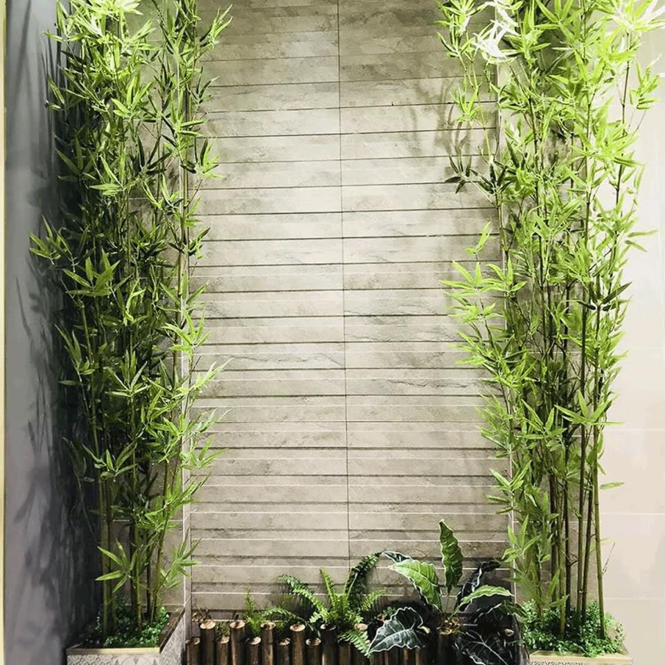 Simulated Bamboo Leaves Branches Artificial Greenery Home Office Party Decor …