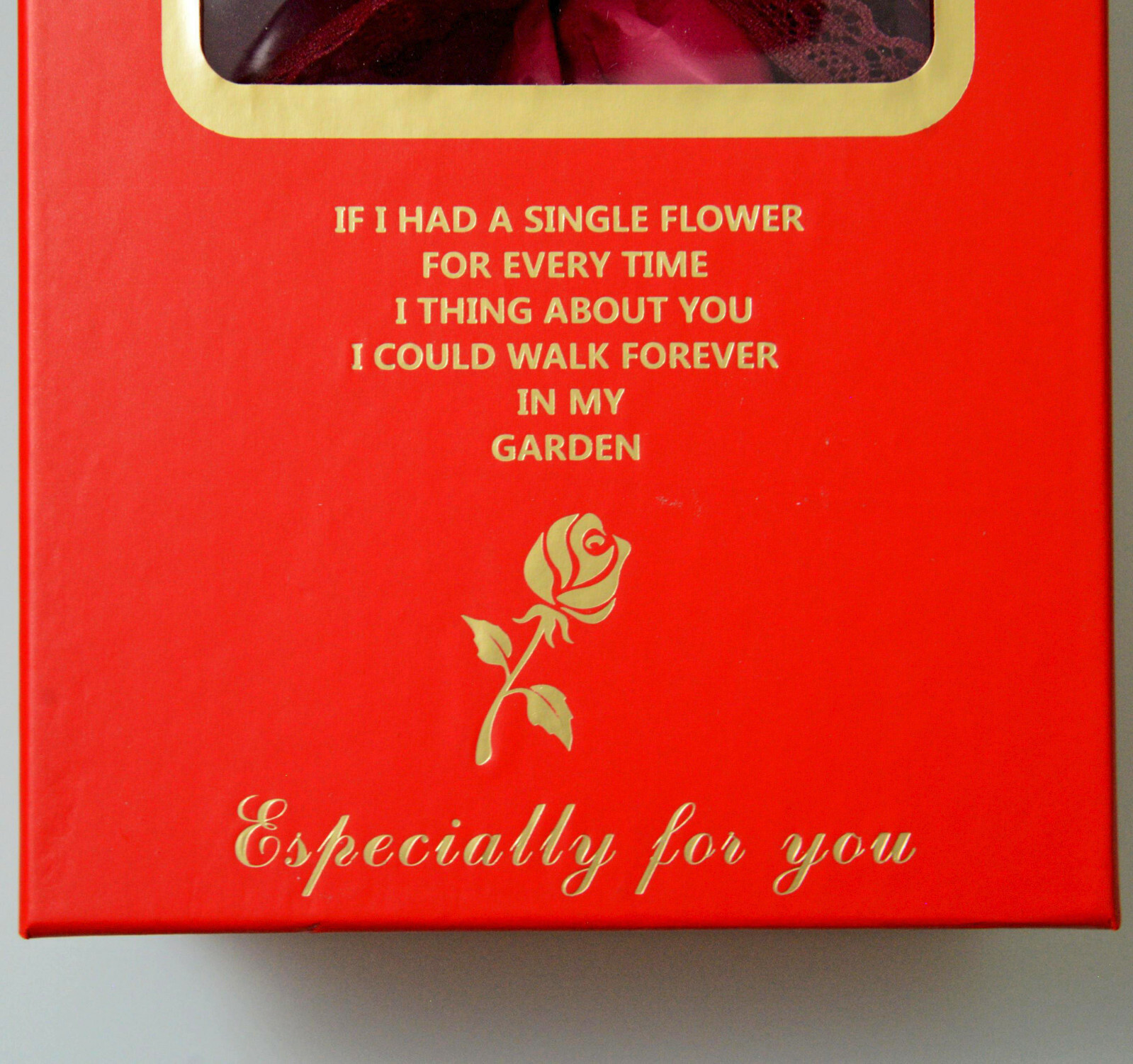 Red Scented Soap Rose Bouquet W/ Gift Box Birthday Gift Trending Rare Find