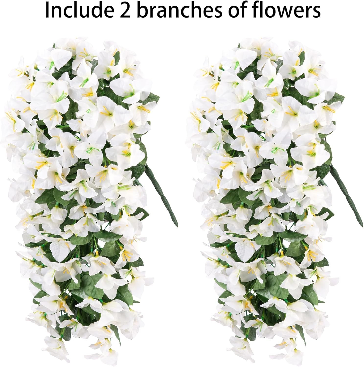 Faux Bougainvillea Artificial Flowers for Outdoors Fake Plants Outside Decora…