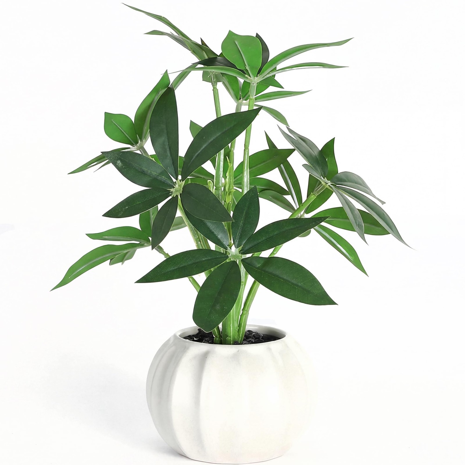 Artificial Plants Stems with Vase, 9.1” Fake Plants for Home Decor, Coffee Ta…