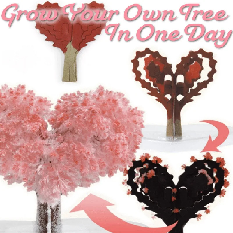 DIY Crystal Growing Tree Kit Magic Bloom Science Toy Desk Decor Gift DIY