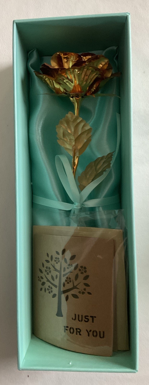 24K Golden Foil Rose Flower Portable Artificial Rose Home Floral Decor Mother’s