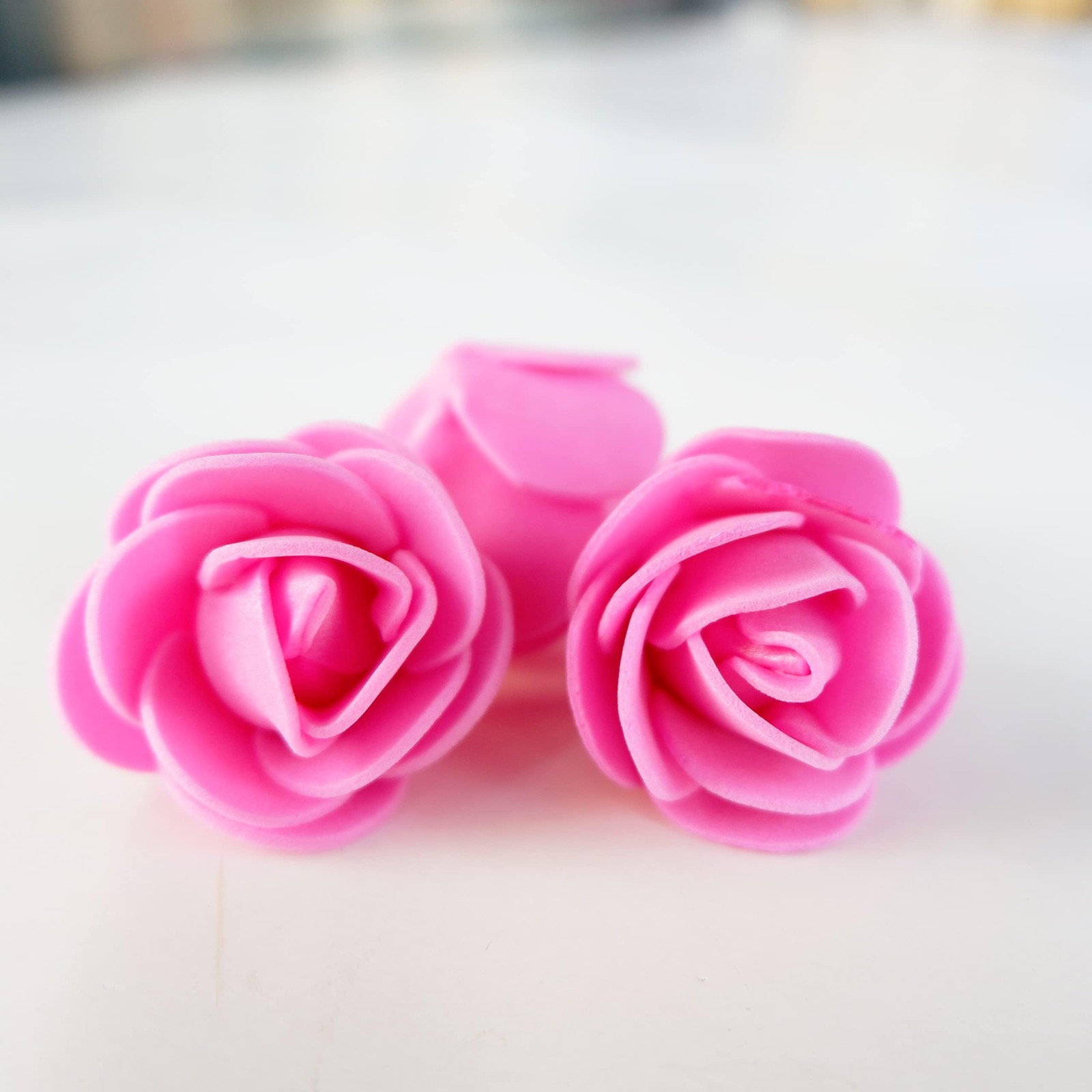 Foam Flowers Bulk, Artificial Flowers Foam Roses for Crafts, DIY Bear Gifts f…