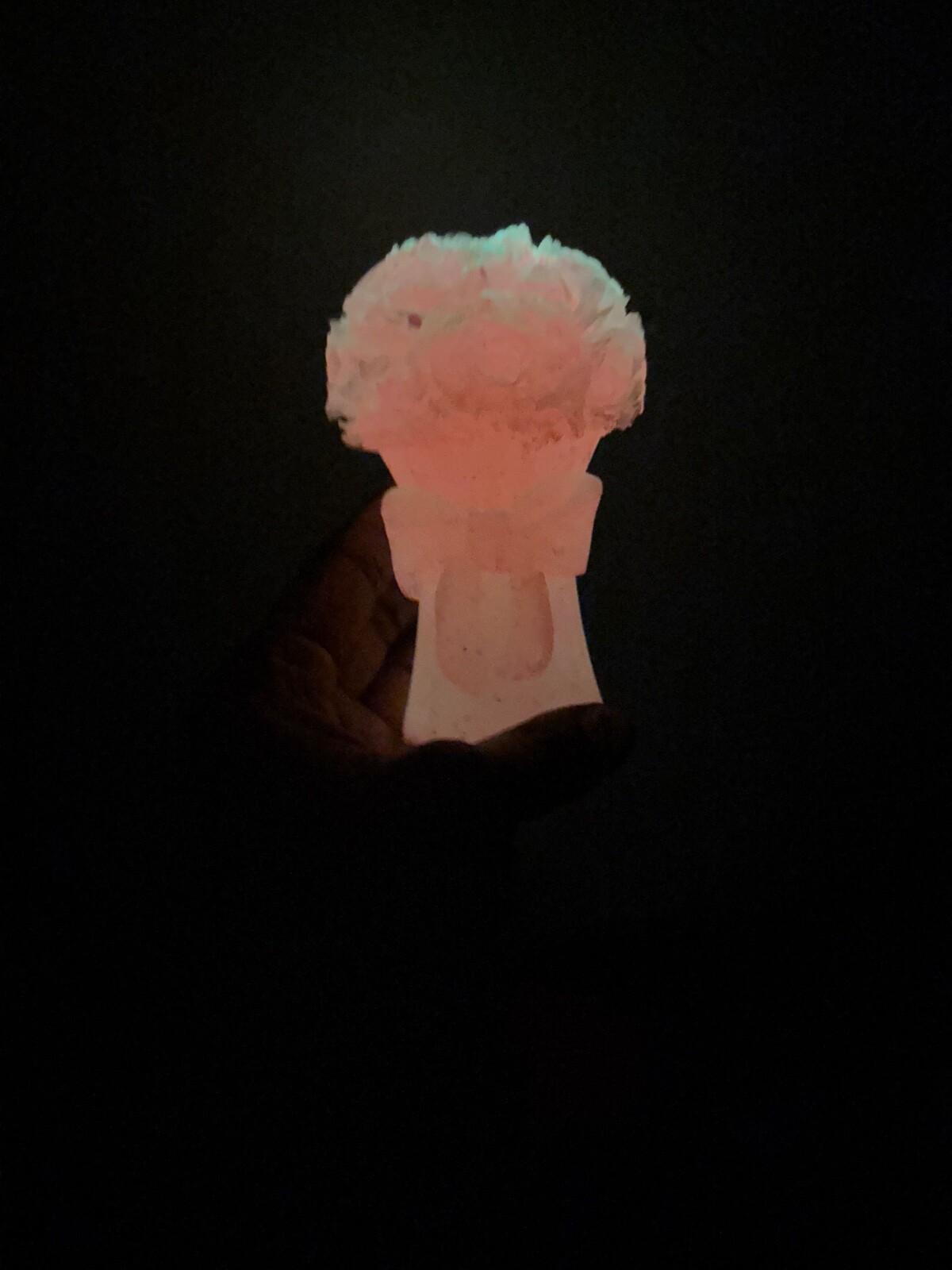 glow in the dark flower boquet resin medium 8.854 oz