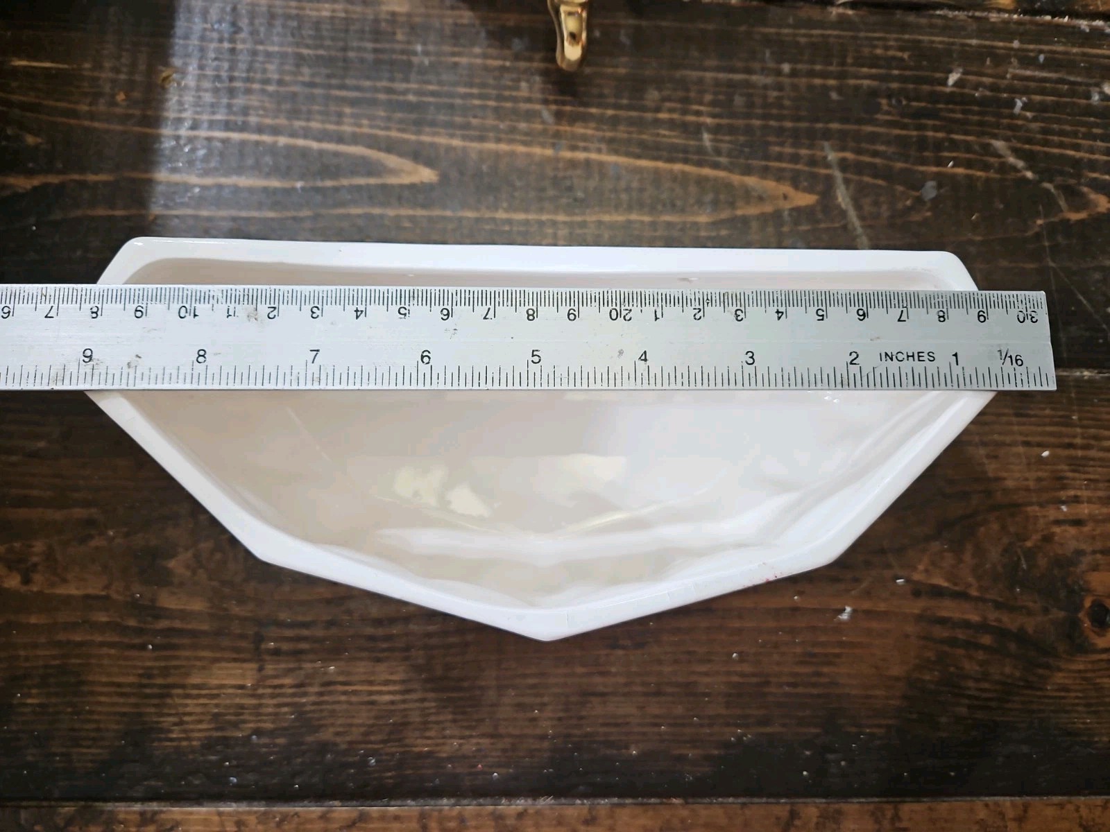 Vtg 2-Piece Lefton Wall Pocket Planter Spigot & Basin Grape & Leaf Pattern #3262