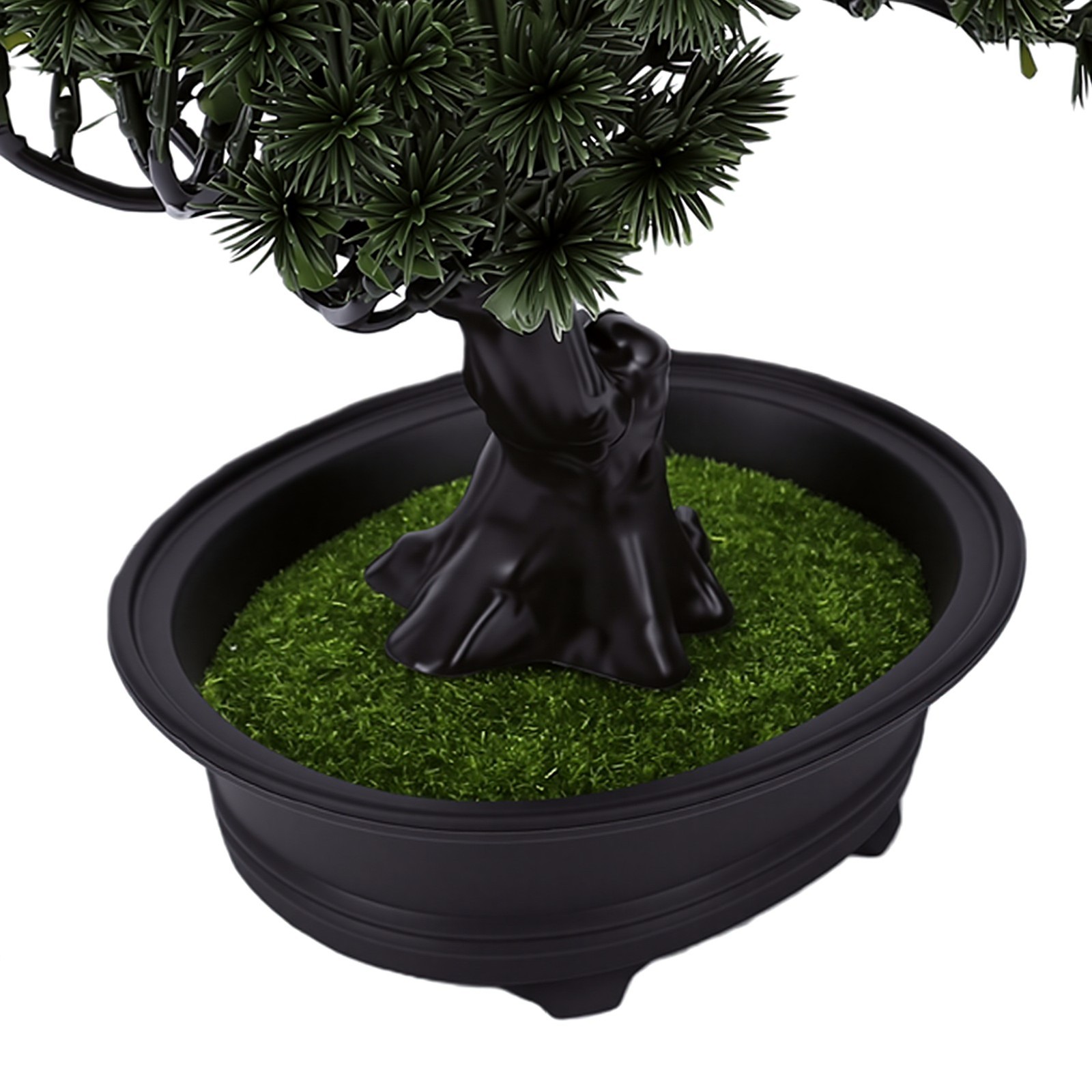 Artificial Bonsai Tree Indoor Small Fake Plant Faux Bonsai Tree Wi CHU