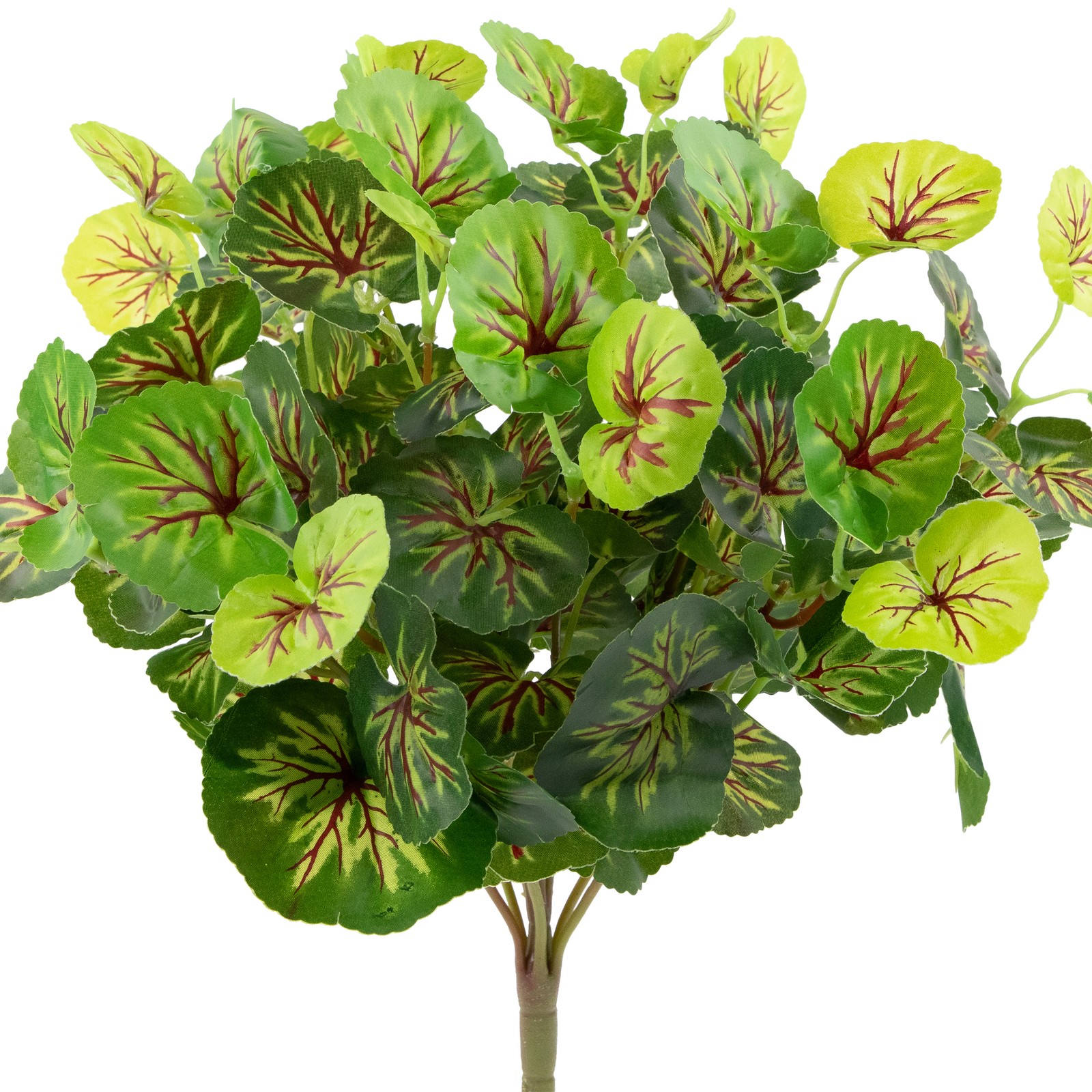 Northlight 18.5″ Decorative Artificial Two Tone Green Begonia Spring Floral Bush