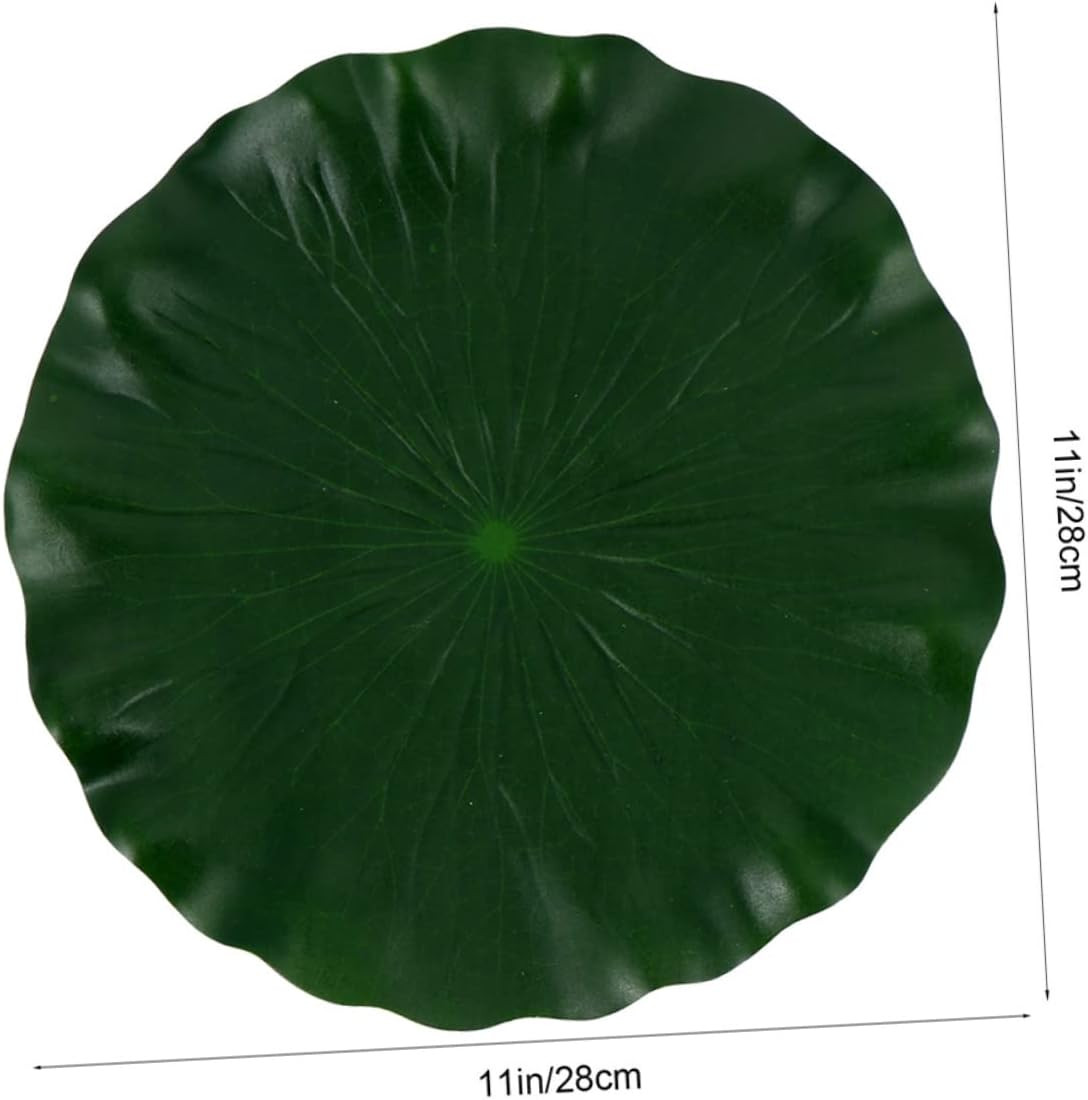 DOITOOL Artificial Lily Pads for Koi Pond: 3 Pcs Artificial Floating Foam Lotus