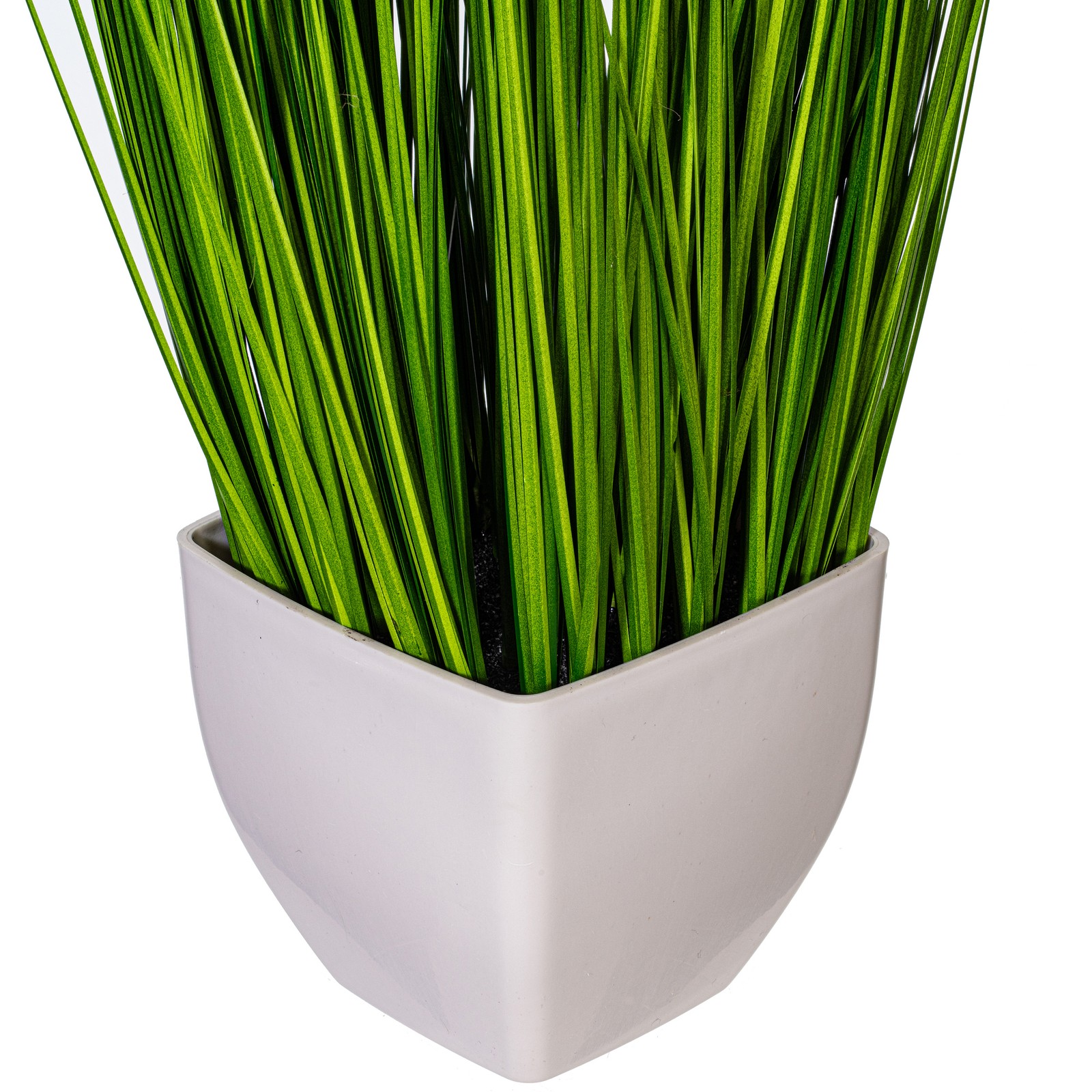 Vickerman 16.5″ Contemporary Plastic Artificial Potted Grass in Green