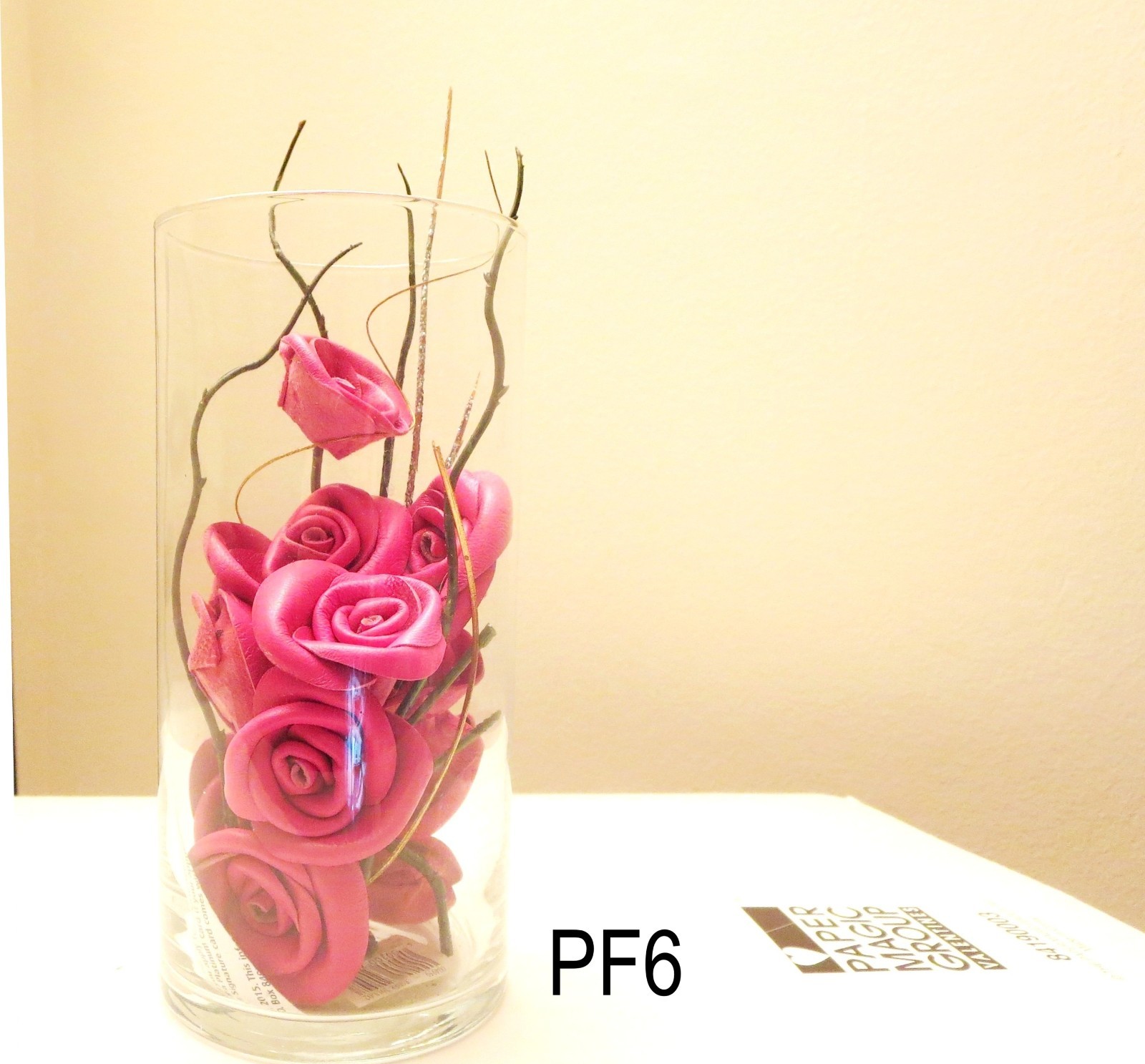 3rd Anniversary Wedding gift for her, leath Rose In Tea Cup leather flower decor