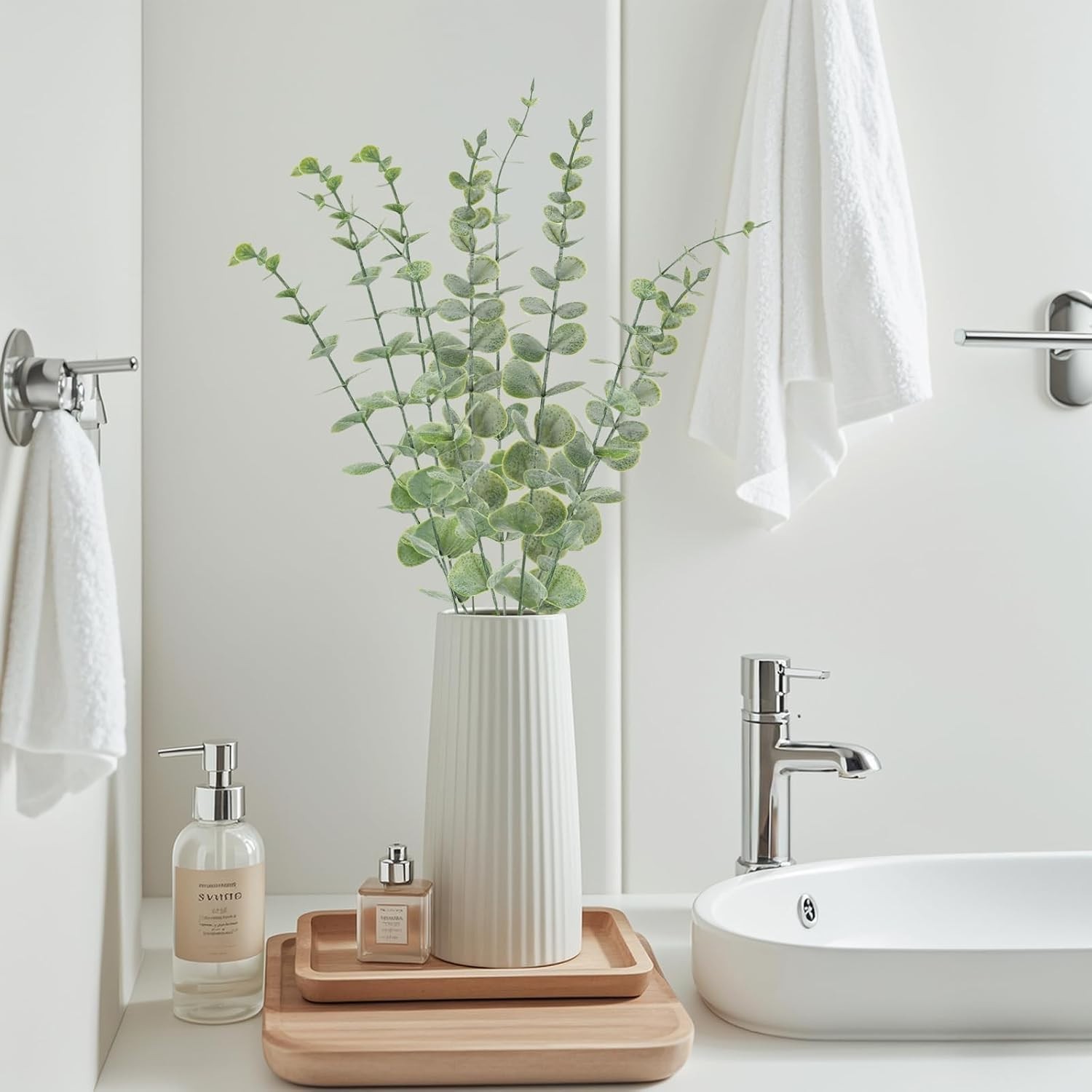 Versatile 20pcs Eucalyptus Stems – Perfect for Indoor, Outdoor & Wedding Decor