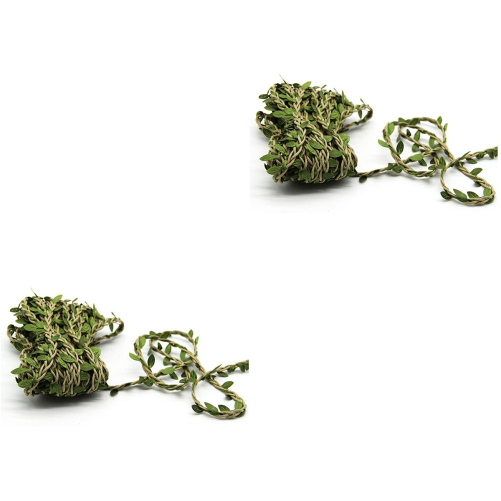 2 Pack Simulation Vine Faux Greenery Garden Wall Decorations Vines