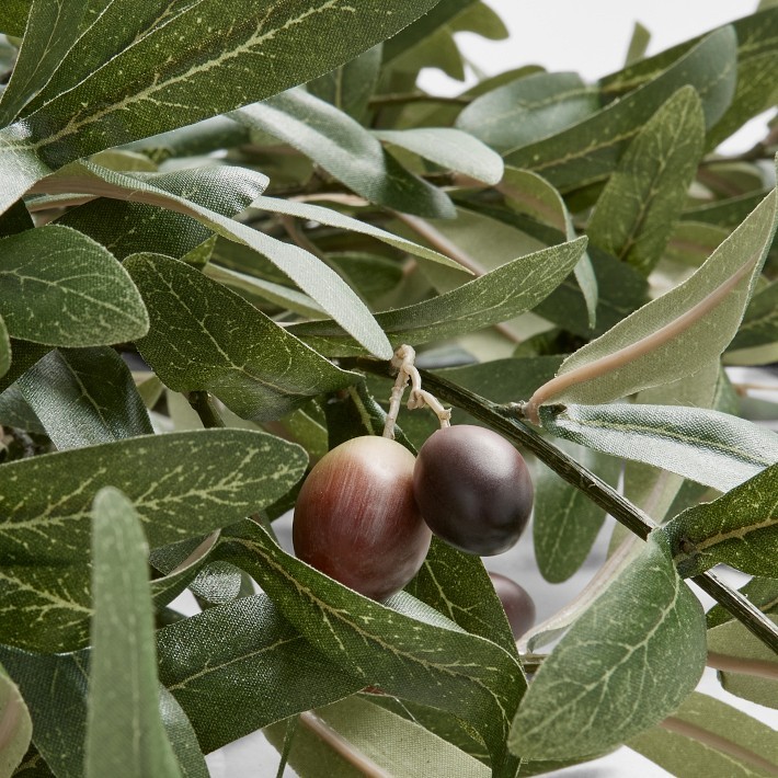 Faux Olive Branch Botanical Accent-Williams Sonoma|37970