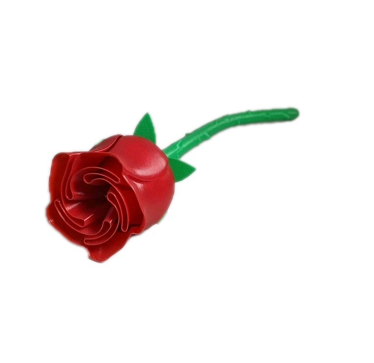 3D Printed Red Rose
