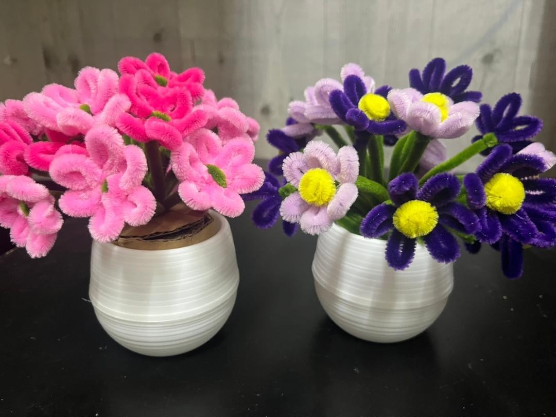 Pipe Cleaner Flowers Bouquet Handmade Twist Stick Bouquet Gift -ready stock
