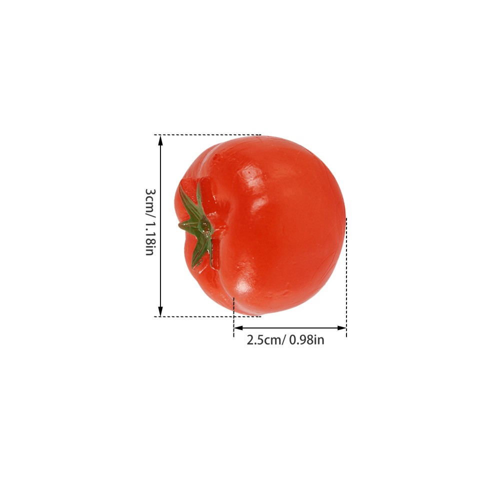 9 PCS Lifelike Vegetable Models Artificial Cherry Tomato Fake Vegetables