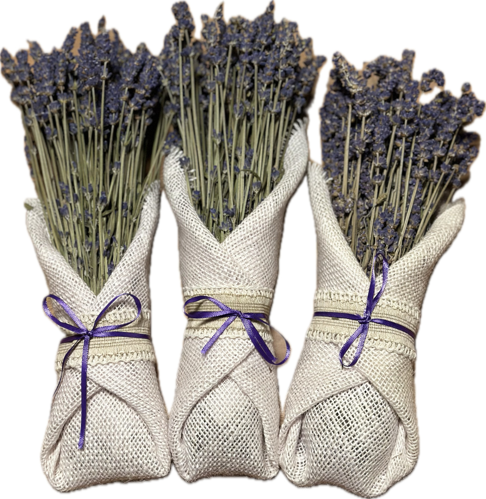 1 Bunch Dried Lavender Flower Bouquet Gift Certified Organic Farm CA
