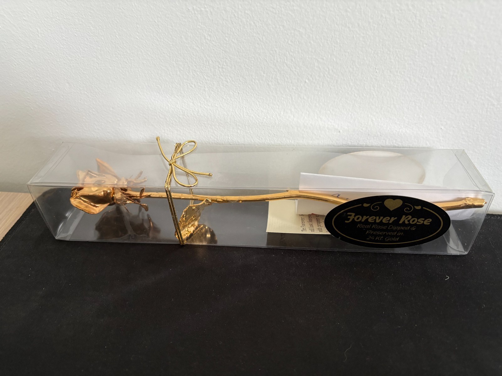 The Forever Rose ~ Real Rose Dipped & Preserved in 24 Kt. Gold