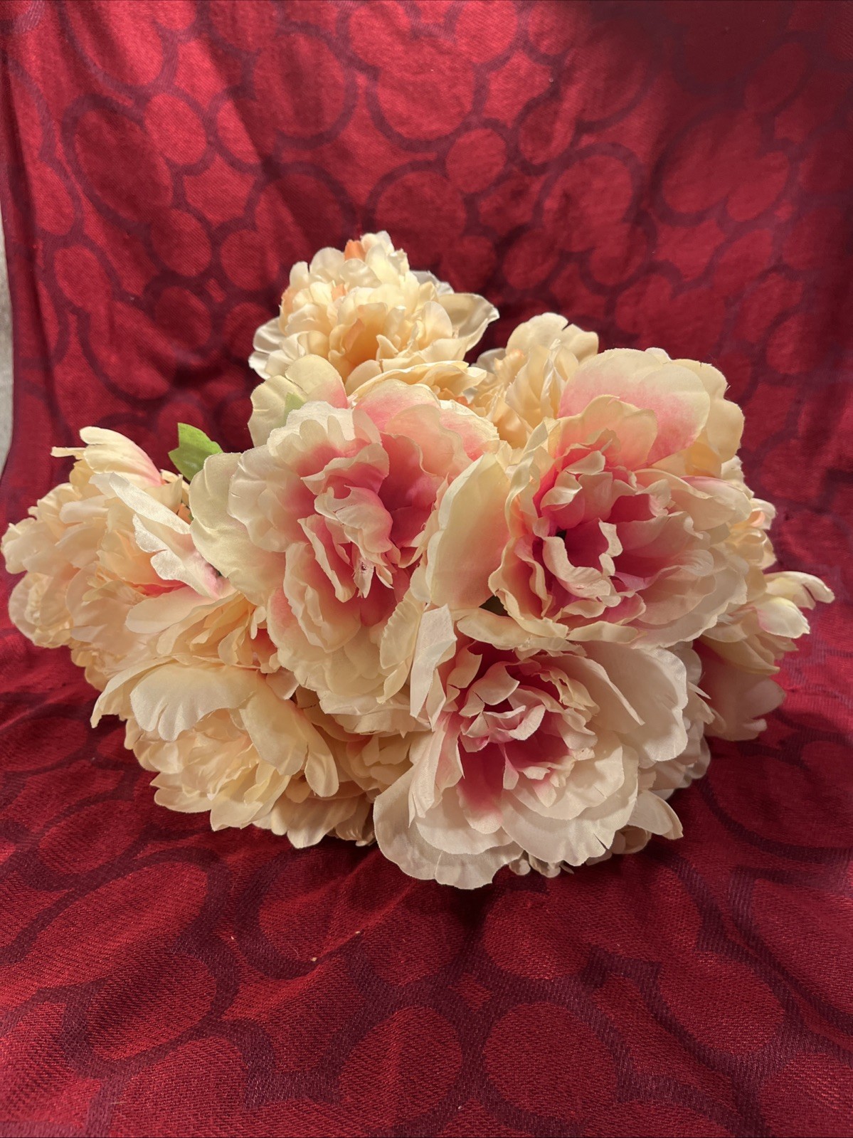 Silk Peony Artificial Fake Flowers Bunch Bouquet Home Wedding Party Decor – 9455