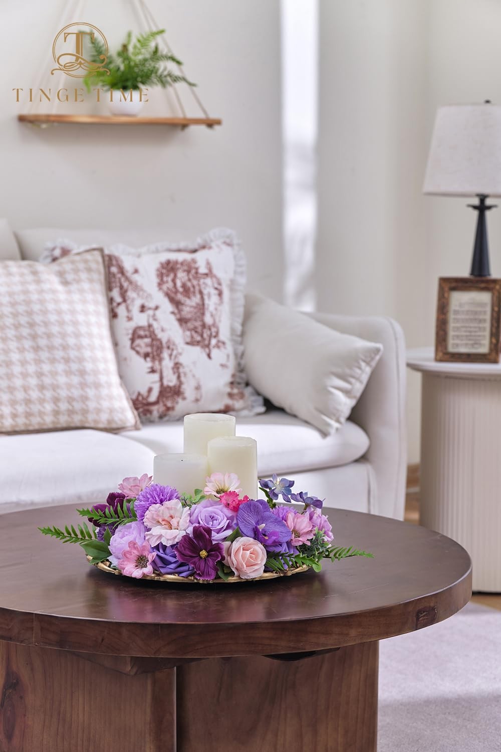 Artificial Flowers Blush Peony Dahlia Bulbous Chrysanthemum – DIY Floral Decor