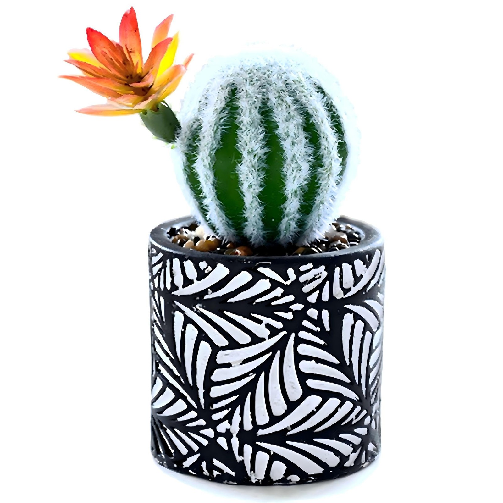 Decorative Cactus Planter, Artificial Table Decor Cactus Flower, Cute Lovely …