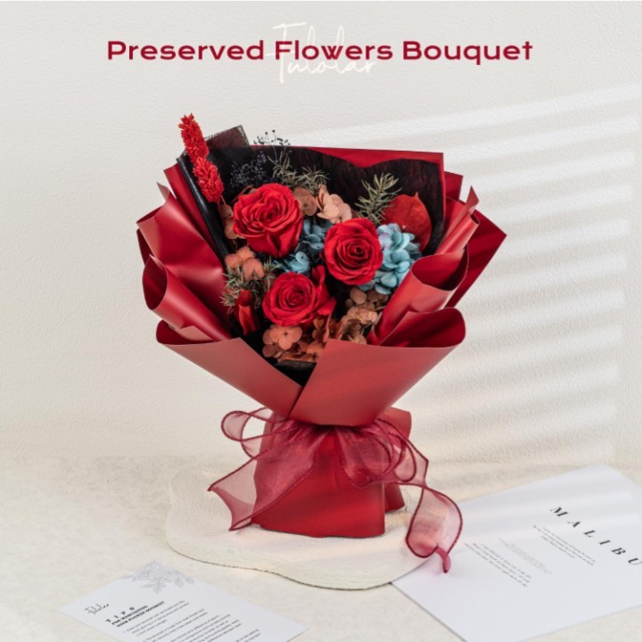 Natural Preserved & Dried 12 inch Flower Bouquet| Real Dried Flower Arrangements