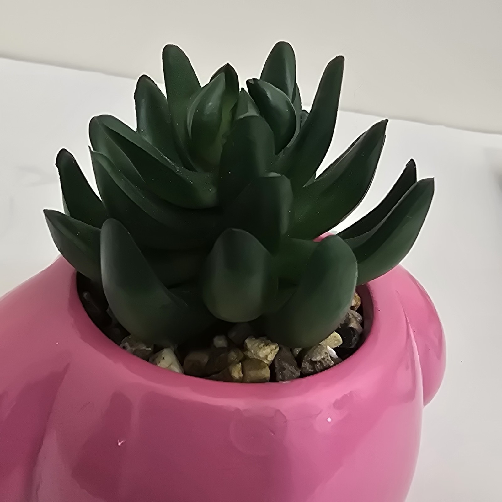 My Melody sanrio 3 Inch Ceramic Mini Planter Artificial Succulent Decor Pink