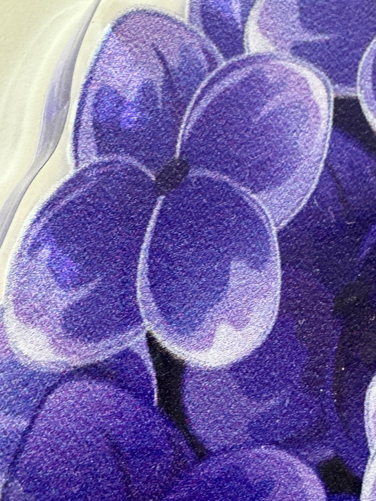 Purple Hydrangea Acrylic Flower Bouquet by Acrila 10×8 Solid Floral Art Cut Out