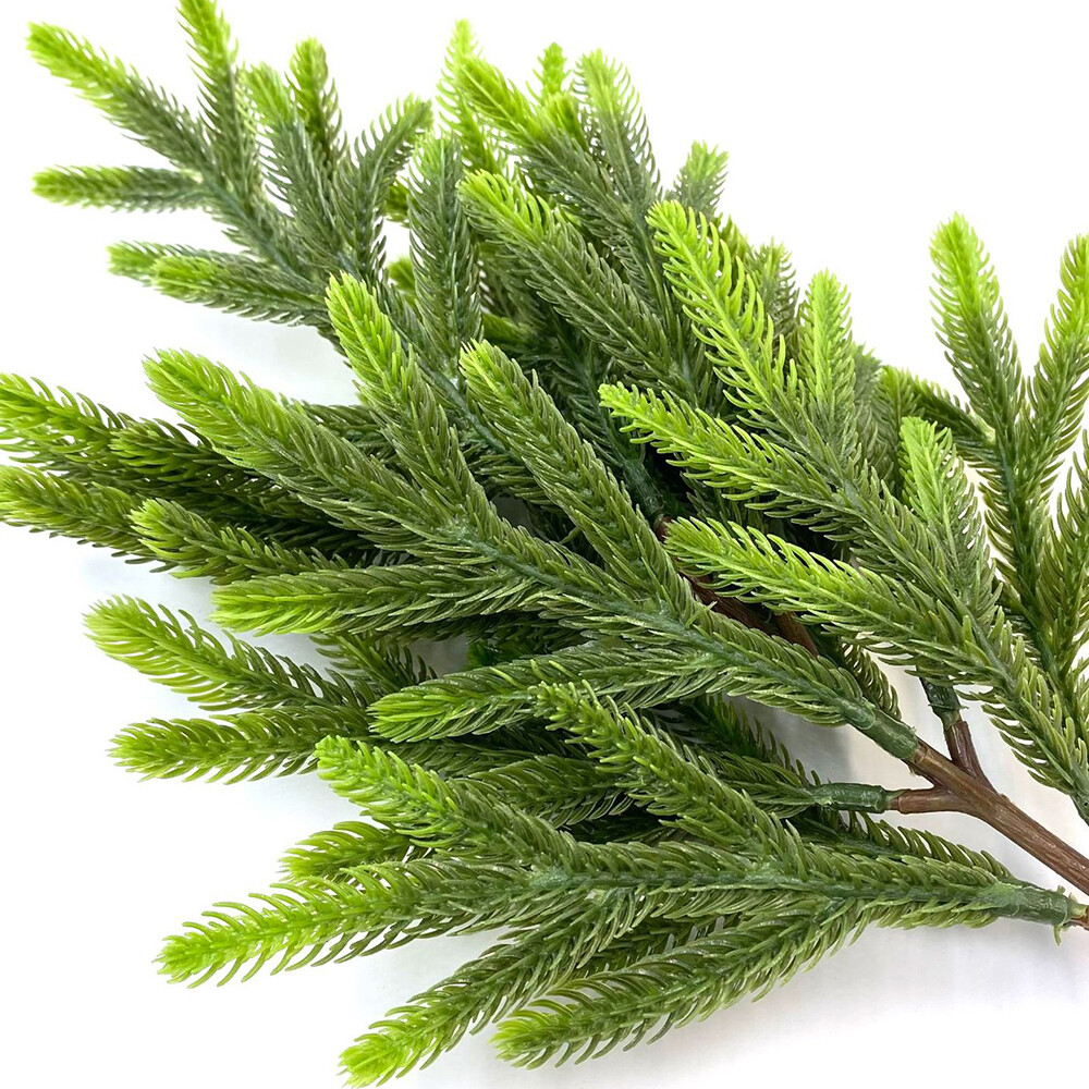 Artificial Pine Needles Branches 36/40/50cm Christmas Wedding Stage Office Decor