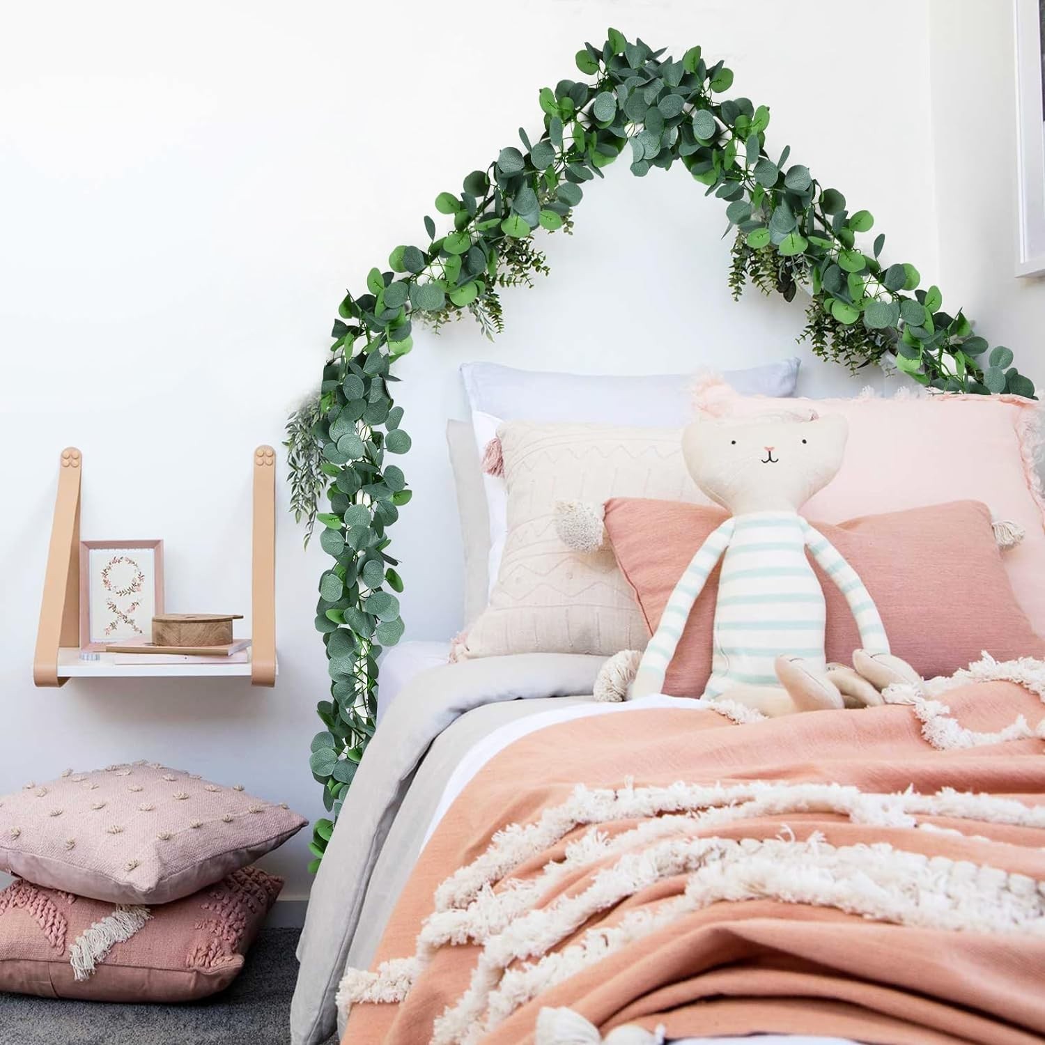 Transform Your Space with 86 Feet Eucalyptus Hanging Garland – No Maintenance