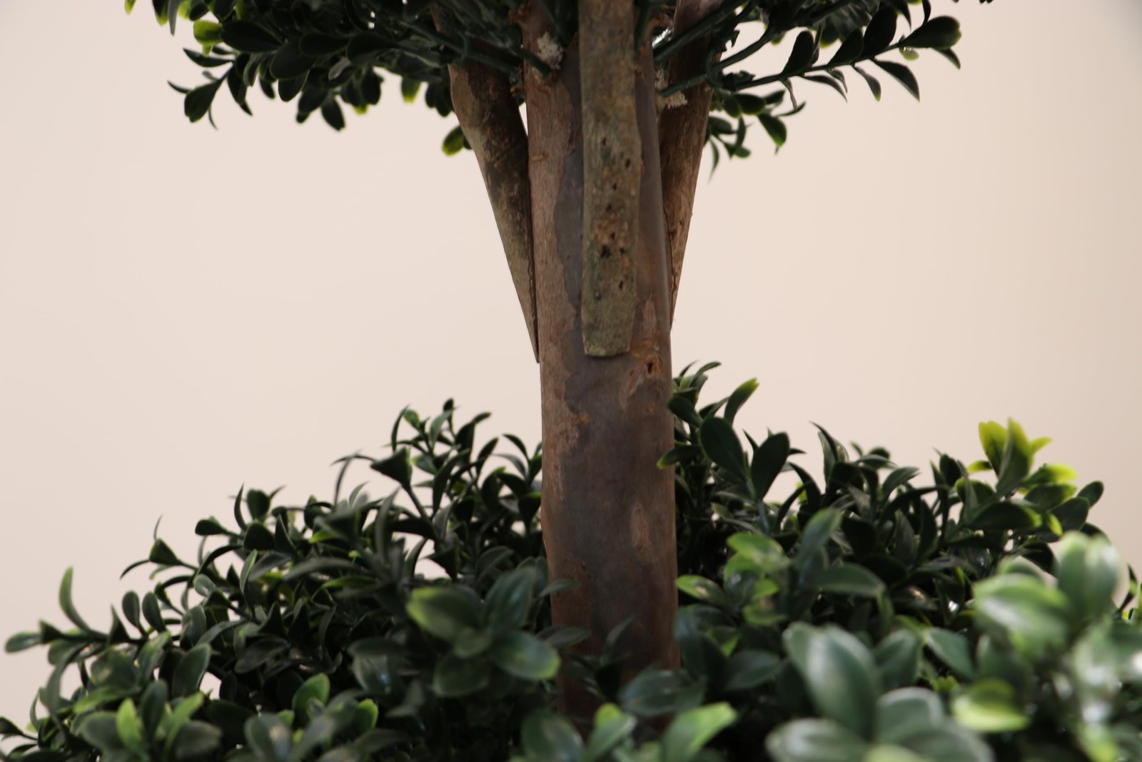 3Ft-35” Artificial Boxwood Double Topiary Trees,2PACK Faux Topiaries Tree Ga…