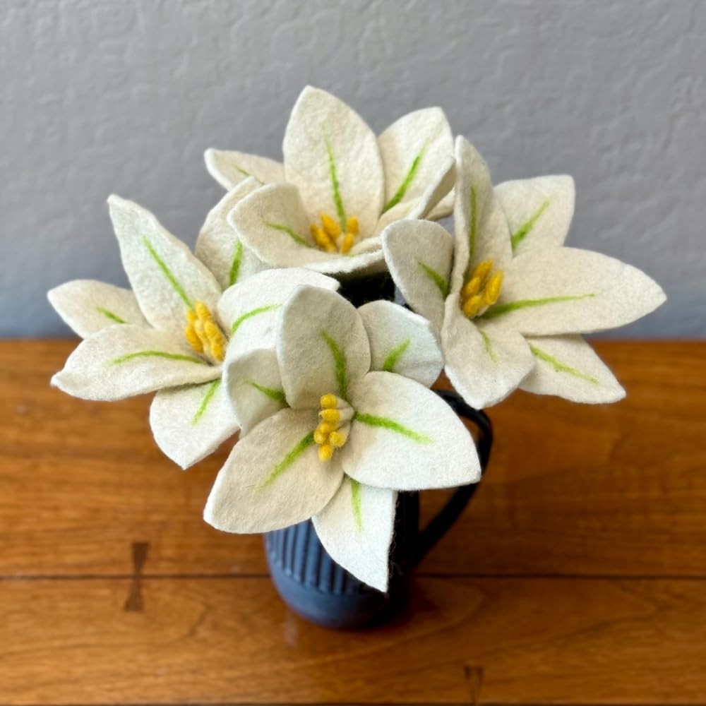 Handmade Felt Flowers for Decoration Felt Flower Bouquets Fall & Holiday Vale…
