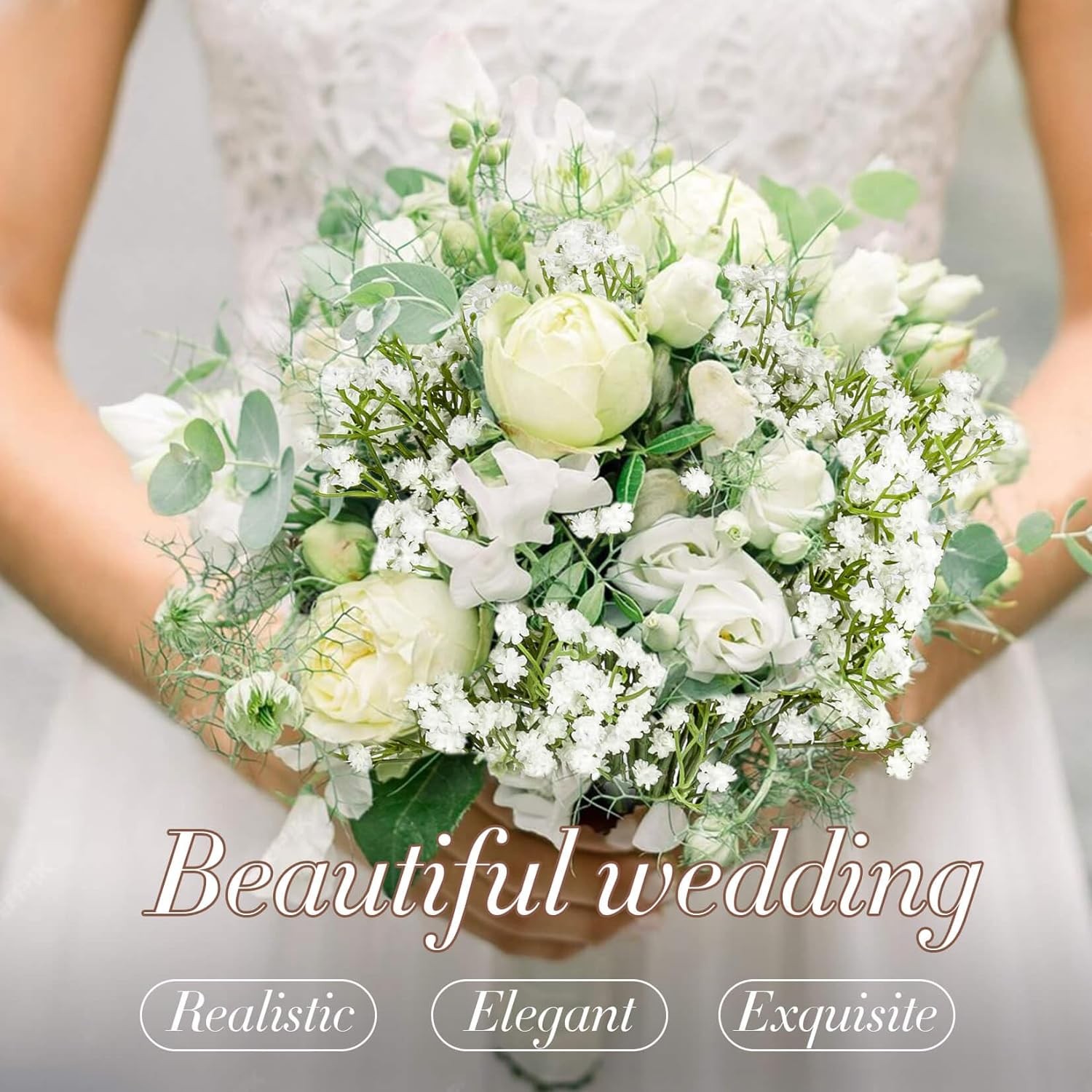 MAQIAHN 6 Baby Breath Artificial Flowers – Babies Breath Flowers Artificial Bulk