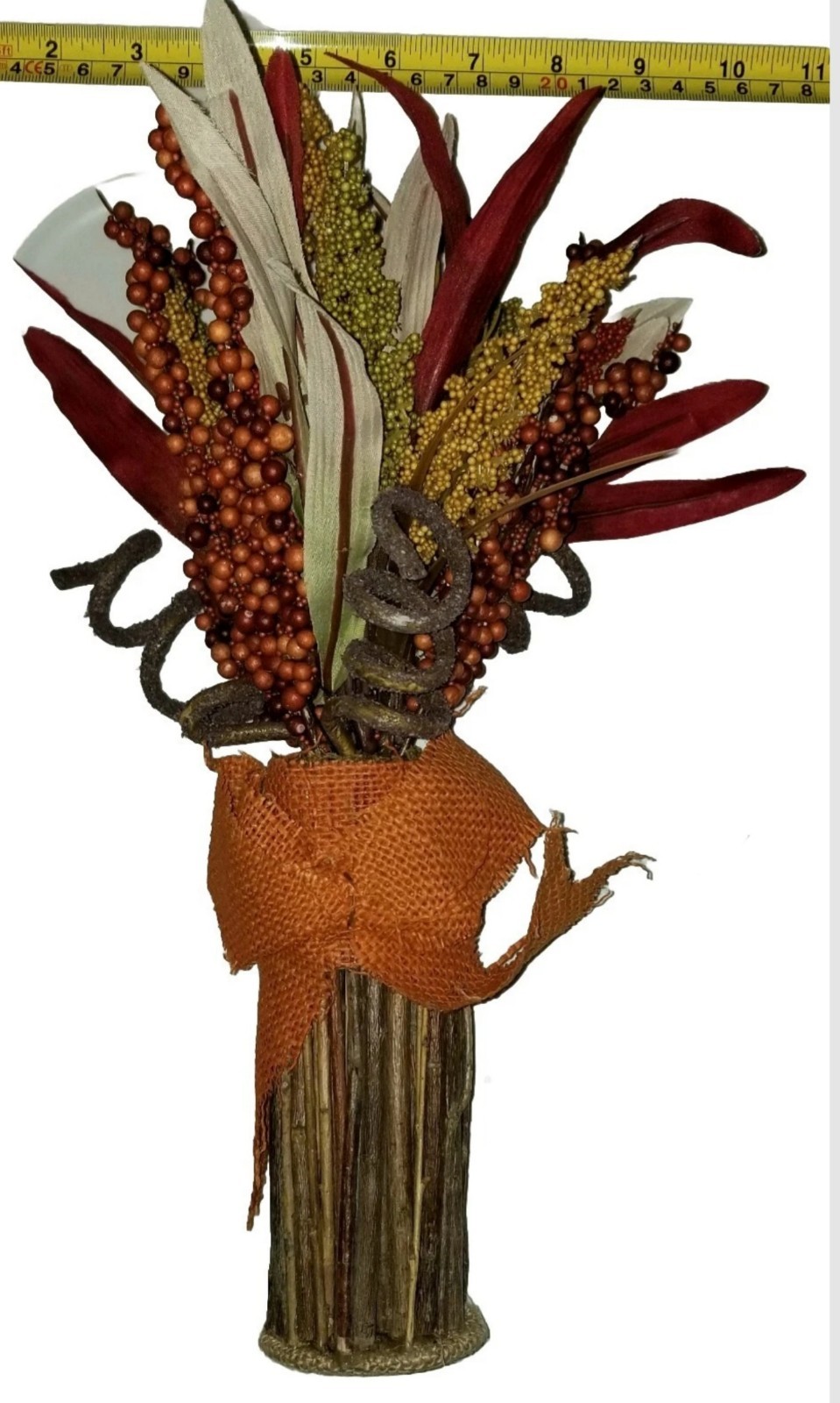 Autumn/Fall Color Artificial Flora & Berry Twig Bouquet Thanksgiving Slender