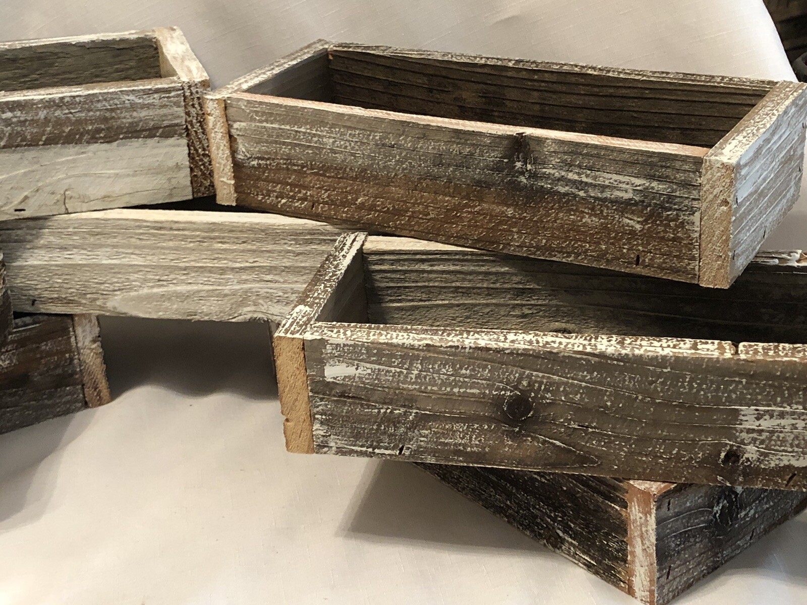 Handmade Chic/Rustic Table Box Decor Made From Reclaimed Wood 12.5 X 5 X 2.75