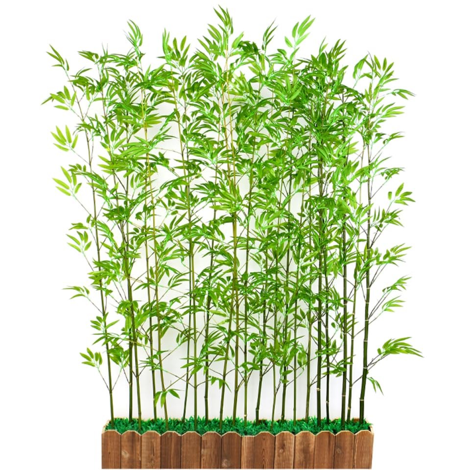 Simulated Bamboo Leaves Branches Artificial Greenery Home Office Party Decor …